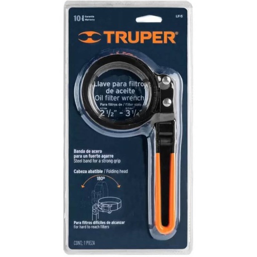 [14515] LLAVE P/SACAR FILTRO TRUPER NEGRA 14515
