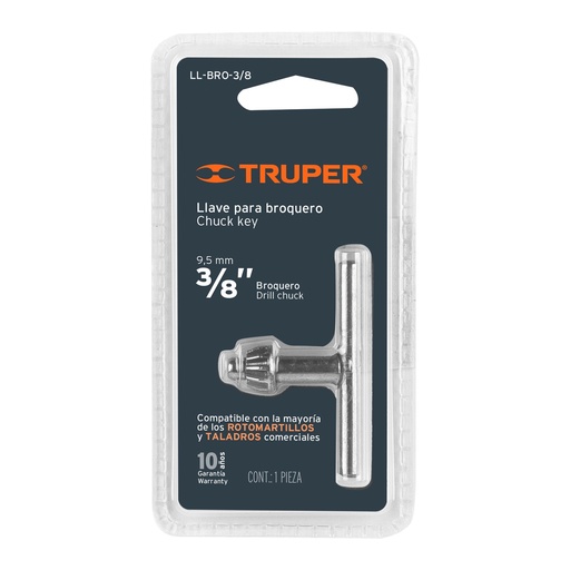[16559] LLAVE TALADRO 3/8 TRUPER 16559