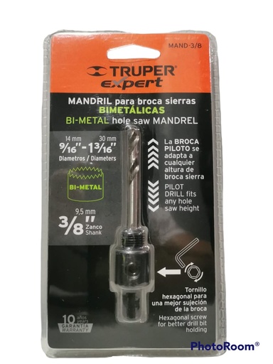 [18122] MANDRIL P/SIERRA CIRCULAR 3/8 TRUPER 18122