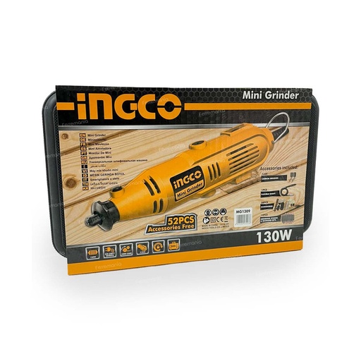 [UMG1309] MINI DRILL AMOLADORA INGCO 130W 52PCS UMG1309