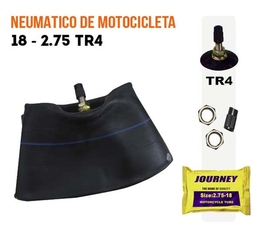 [BTH-8428] NEUMATICO 18-2.75 TR4 JOURNEY 25UX59.9LPS BTH-8428