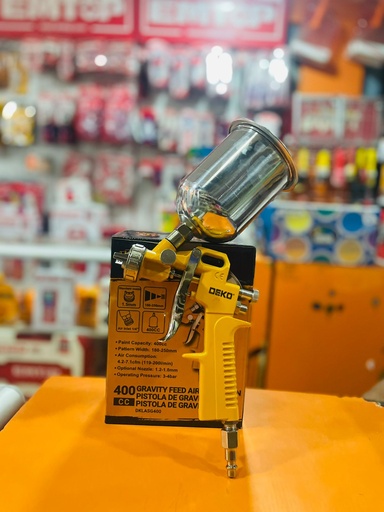 [DKLASG400] PISTOLA DE AIRE DE GRAVEDAD 400 CC DEKO DKLASG400