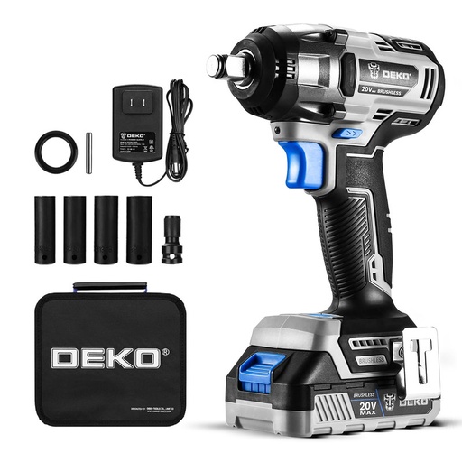 [ DKBW20XL01-S3] PISTOLA DE IMPACTO 20V EN CAJA DEKO DKBW20XL01-S3