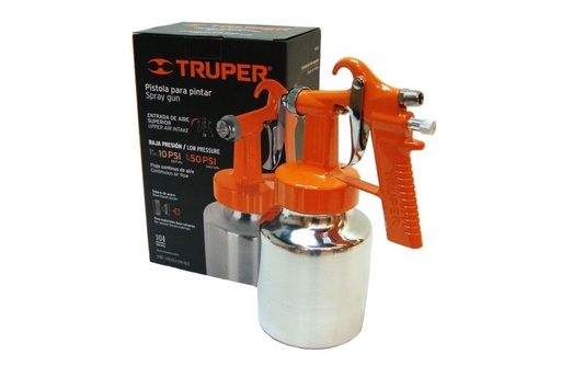 [110] PISTOLA P/ PINTAR 50PSI GRAVEDAD TRUPER 11095