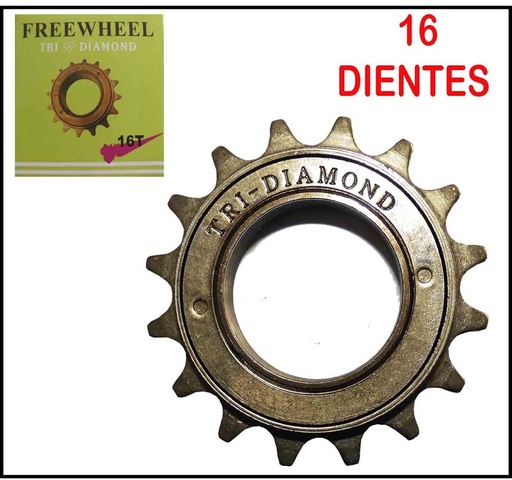 [BTH-7213] RATCHET 16T SEN TRI-DIAMOND CHOCOLATE FREEWHEEL 