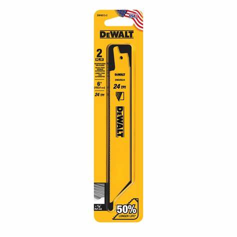 [DW4813-2] REP HOJA CALADORA 24TPI 6" DEWALT 2 PC DW4813-2