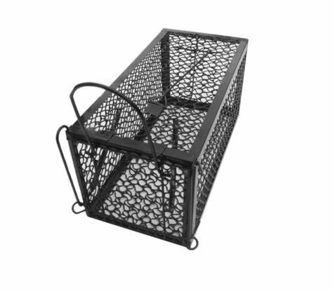 TRAMPA PARA RATONES METALICA 2PCS PEQUEÑA NEGRA
