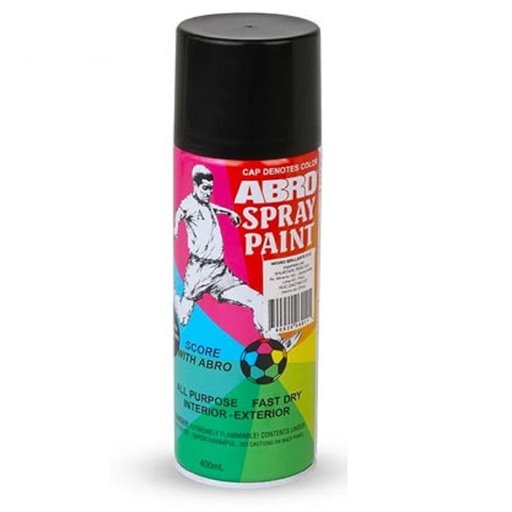 [011 BLACK] SPRAY ABRO NEGRO BRILLANTE 011