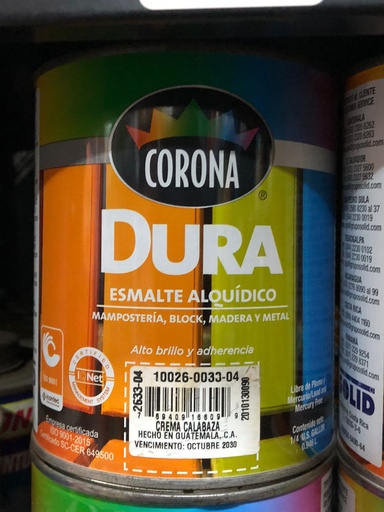 [2633-04 NUEVA] PINTURA CUARTO AC CREMA CALABAZ  2633-04