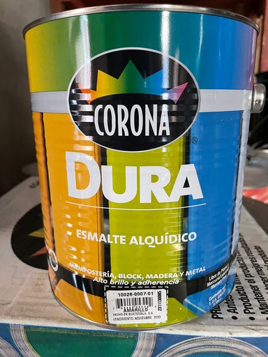 [2607] PINTURA GALON AC AMARILLO  2607