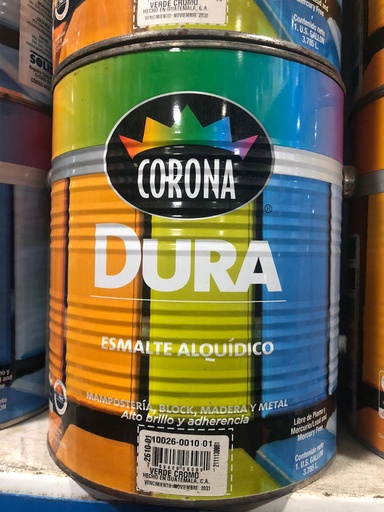 [2610-01 NUEVA] PINTURA GALON AC VERDE CROMO  2610-01