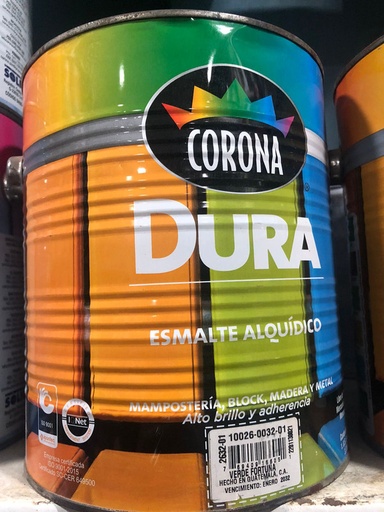 [2632-01 NUEVA] PINTURA GALON AC VERDE FORTUNA 2632-01