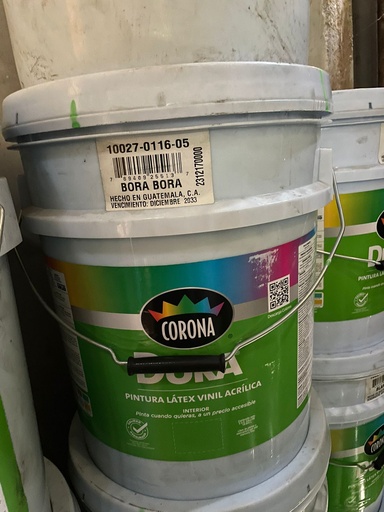 [27116-05] PINTURA CUBETA AG CORONA LATEX BORA BORA 27116-05