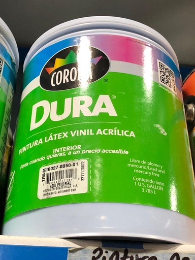 [2750-01 NUEVA] PINTURA GALON AG AZUL PAVO REAL 2750-01