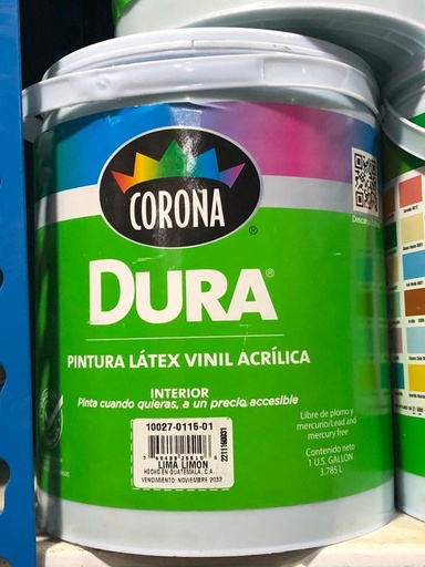 [27115-01] PINTURA GALON AG LIMA LIMON 27115-01