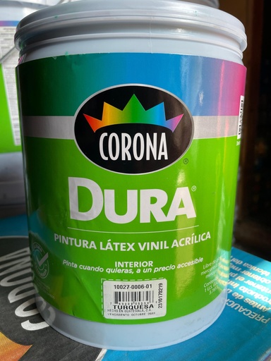[2706-01] PINTURA GALON AG DURA TURQUESA 2706-01