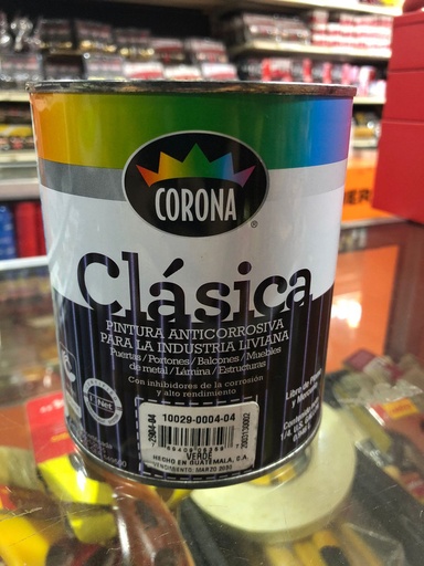 [2912-04] PINTURA ANTIC. CUARTO CLASICA VERDE 2912-04