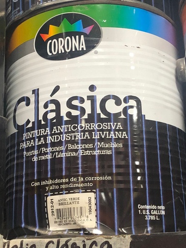 [ 2912-01] PINTURA ANTIC. GALON VERDE CLASICA 2912-01