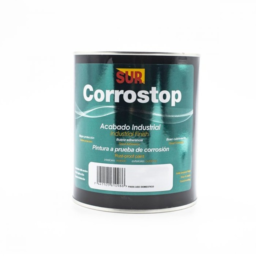 [910000006] PINTURA CORROSTOP INDUSTRIAL BLANCO 1 GALON 910000006 SUR