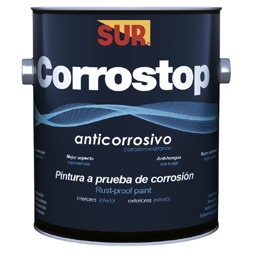 [9100-307-06] PINTURA CORROSTOP INDUSTRIAL ROJO OXIDO GALON 9100-307-06 SUR