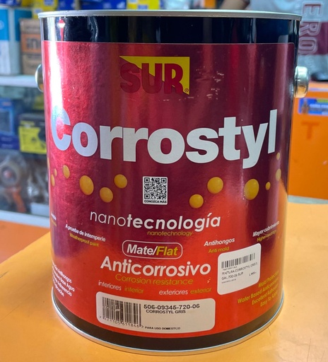 [506-09345-720-06] PINTURA CORROSTYL GRIS 1 GAL 720-06 SUR