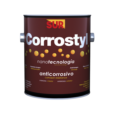 [506-09345-700-06] PINTURA CORROSTYL NEGRO 1 GAL 000-06 SUR