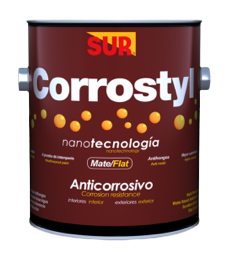 [09345-000-14] PINTURA CORROSTYL NEGRO 1/4 GAL 000-14 SUR