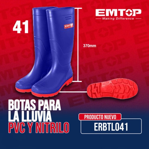 [ERBTL041]  BOTAS AZUL PROFESIONAL #41 EMTOP