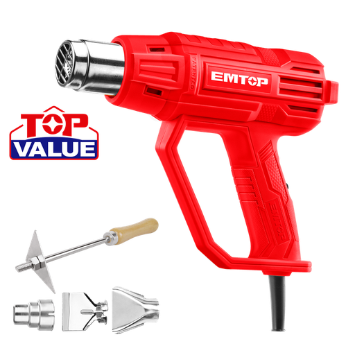 [ ULHGN20002] EMTOP PISTOLA DE CALOR INDUSTRIAL 480░C/560░ 2000W ULHGN20002