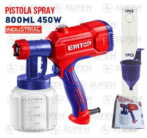 [ULSGN35001] PISTOLA INDUSTRIAL 800ML 450W BTH-3055 EMTOP 