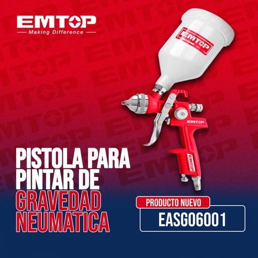 [BTH-3064 EASG06001] EMTOP PISTOLA P/PINTAR 600CC INDUSTRIAL BTH-3064 EASG06001