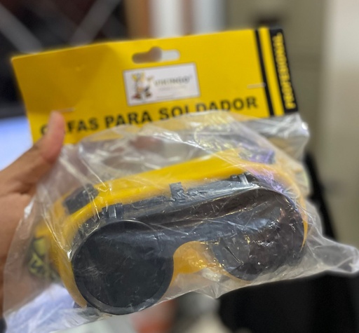 [8/GH2Y] GAFAS PARA SOLDAR VIKINGO OSCURAS AMARILLA/NEGRO