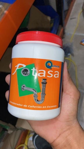 [1LBR] ADHERENTE POTASA DESATORADOR PARA BAÑO 1LBR