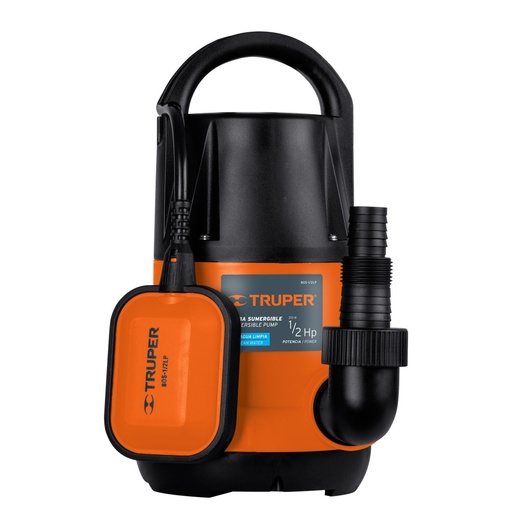 [12601] BOMBA P/AGUA LIMPIA 1/2-HP SUMERGIBLE TRUPER 