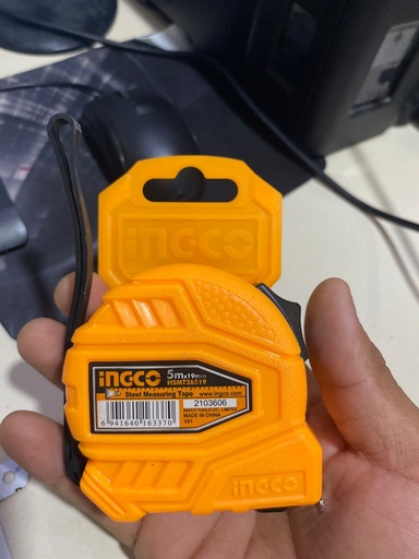 [HSMT26525] CINTA METRICA DE ACERO 5M 3/4 INGCO HSMT26525