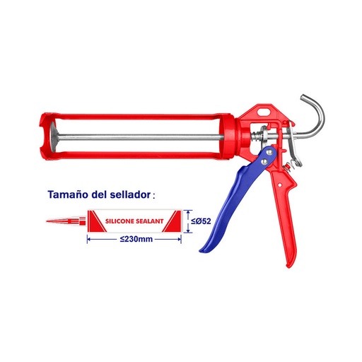 EMTOP PISTOLA P/SILICON DE 9" INDUSTRIAL ECGN01091