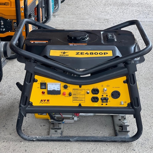 [ZE4800P] GENERADOR DE GASOLINA 4000W A 4800W ZEUS ZE4800P