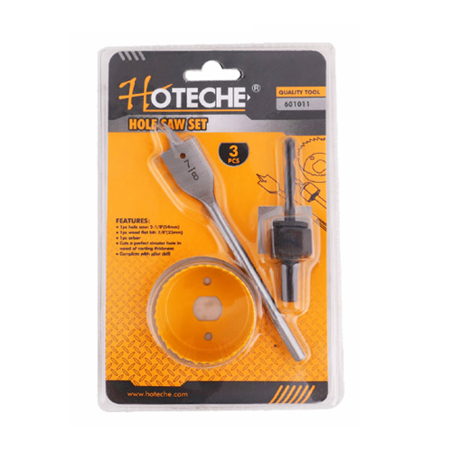 HOTECHE JGO BROCAS P/LLAVIN 3PCS EN BLISTER 601011