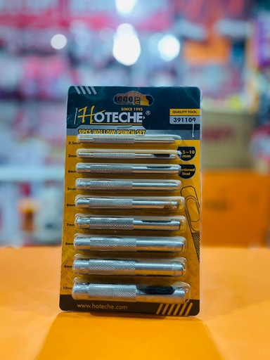[391109] HOTECHE JGO SACABOCADO PERFORADOR 9PCS 391109