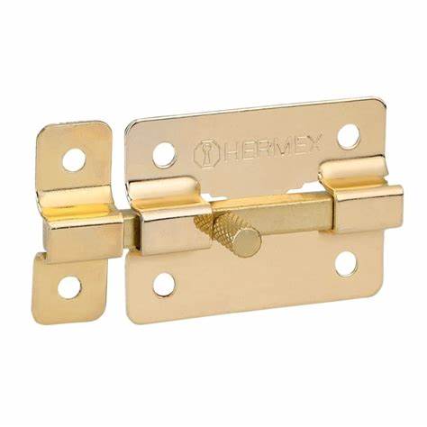 [43724] PASADOR P/PUERTA HERMEX 51MM DORADO PAL-35 