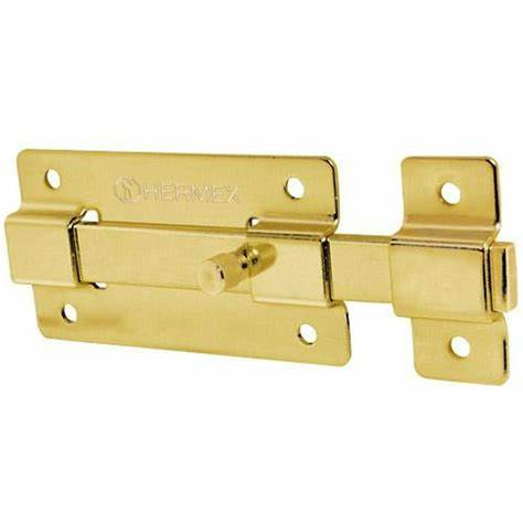 [43725] PASADOR P/PUERTA HERMEX 75MM DORADO PAL-36 43725