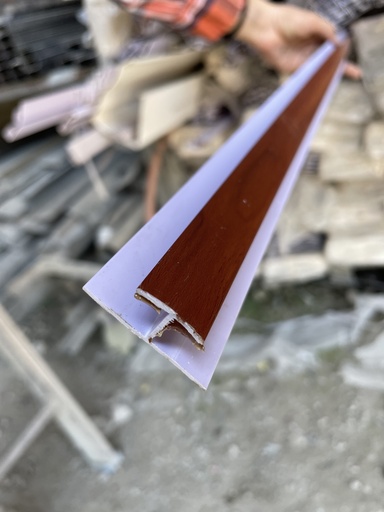 TABLILLA PERFIL UNION ¨H¨ CEDRO LAMINADO