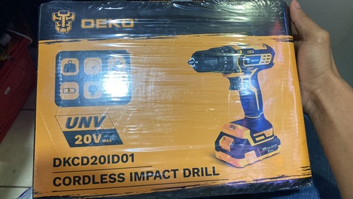 [DKCD20ID01-5S3] TALADRO DE IMPACTO 20V DEKO DKCD20ID01-5S3