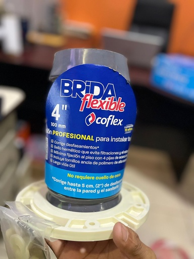 [PB-300] BRIDA FLEXIBLE P/SANITARIO 4" 100MM PB-300 COFLEX