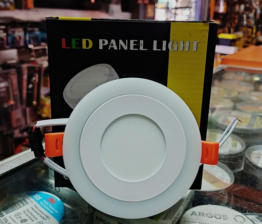[LED-3+3W] LAMPARA LED REDONDA BLANCO Y ROJO 3+3W