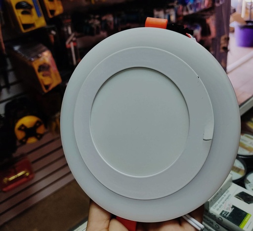 [LED-6+3W] LAMPARA LED REDONDA BLANCO  Y ROJO  6+3W 