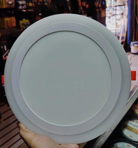 [LED-18+6W] LAMPARA LED REDONDA BLANCO Y ROJO 18+6W PANEL LIGHT