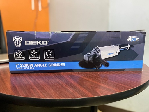[DKAG180XP220] PULIDORA ANGULAR 2200W 180MM 7 PUL DEKO