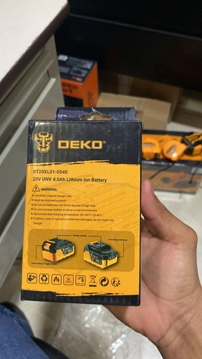 [BT20XL01-0540] BATERIA 20V 4.0AH DEKO