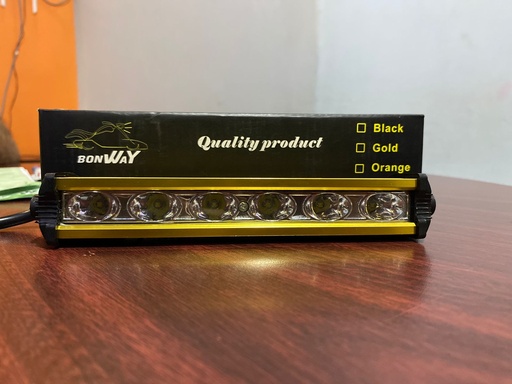 [DORADA] LAMPARA DORADA P/MOTO DE 6 LED
